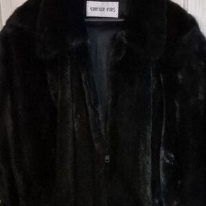 Elegant Black Teddy Jacket